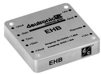EHB50 50 Watt  DC-DC Converter geregelt  Eingangsbereich 2:1 Ausgang 50W isoliert Wirkungsgrad bis 85% UL60950, EN60950, CE 300kHz Schaltfrequenz Dauerkurzschlussschutz